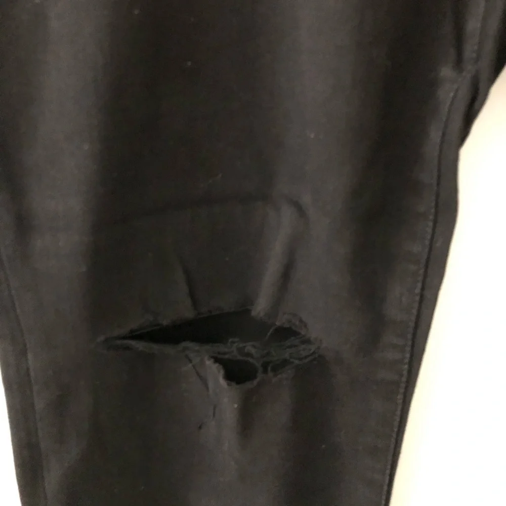 Madewell Black Petite 10" High-Rise Roadtripper Jeans 36P - Picture 8 of 13